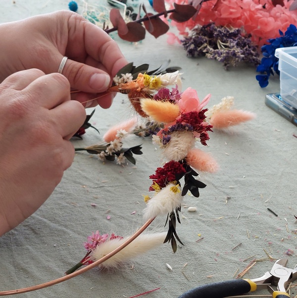 atelier couronne de fleurs atelier couronne de fleurs