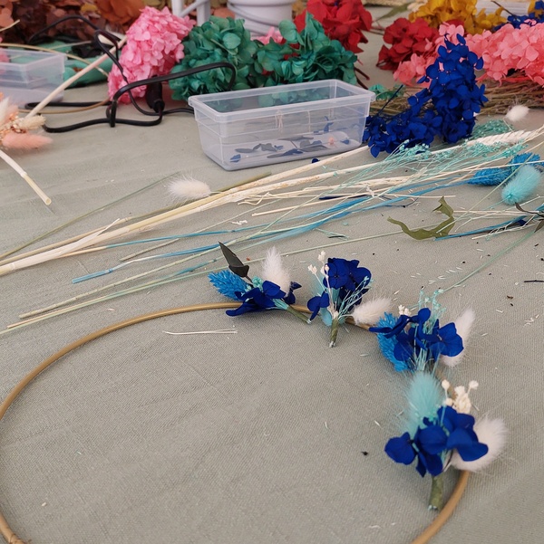 atelier couronne fleurs atelier couronne de fleurs