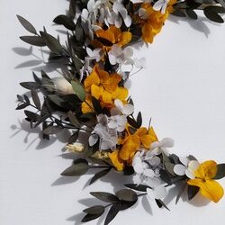 couronne_15cm_gris_moutarde_atelier_numero_11_cotes_darmor couronne_15cm_gris_moutarde_atelier_numero_11_cotes_darmor