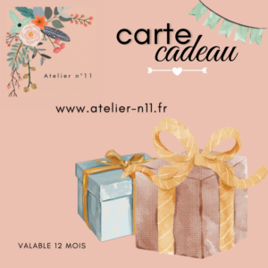 carte cadeau atelier n°11