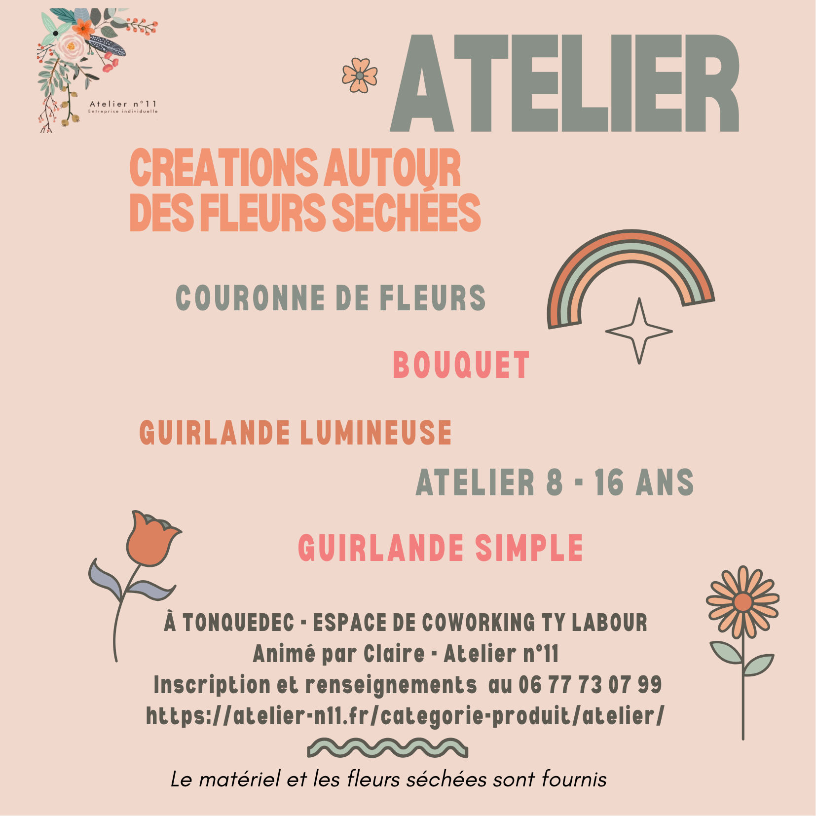 atelier proposé à Tonquédec