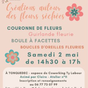 Atelier samedi 2 mai 2026
